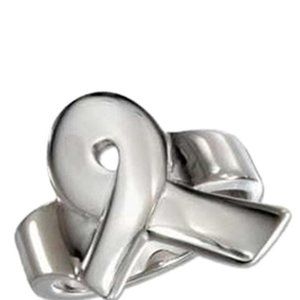 Silver Sterling Awareness Ribbon Ring